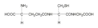 Glutathione chemical formula